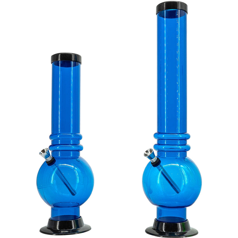 JM Enterprises 12-15" Acrylic Bubble Base Bong - Multiple Colors JM Enterprises