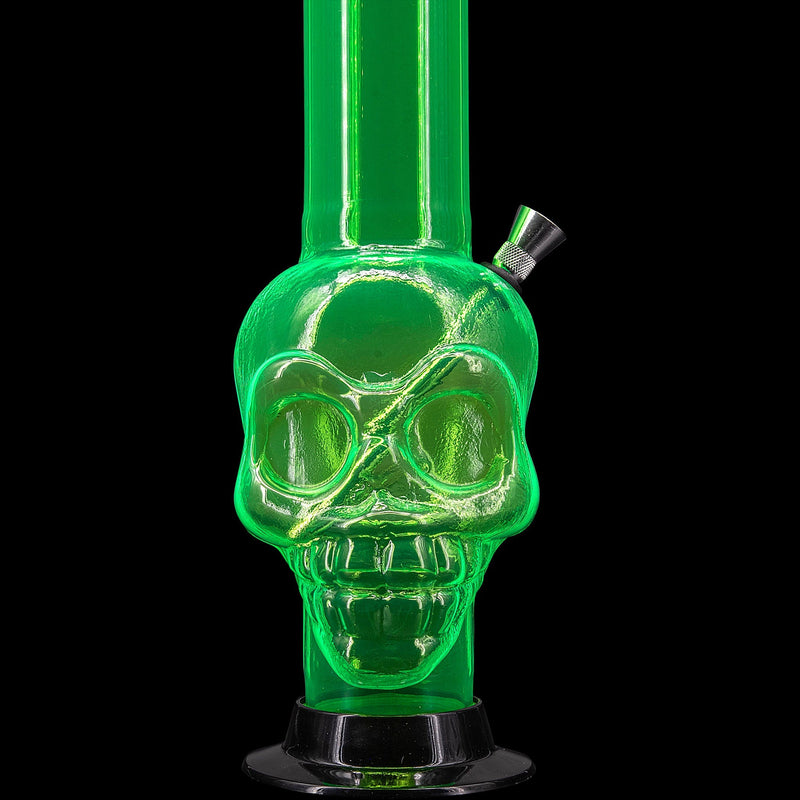 JM Enterprises 12-15" Acrylic Skull Chamber Bong - Multiple Colors JM Enterprises