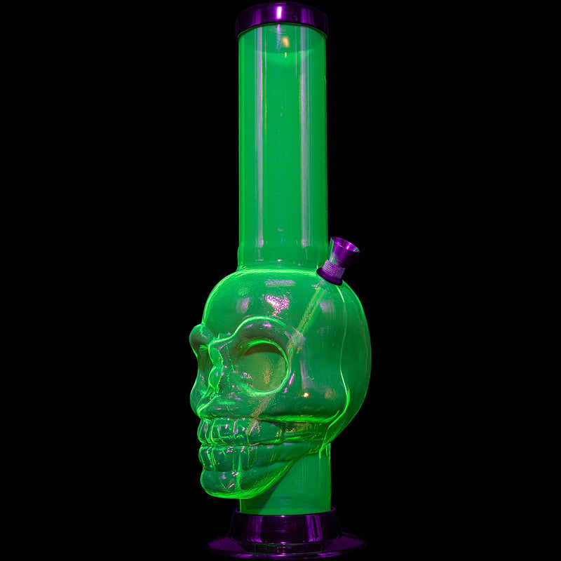 JM Enterprises 12-15" Acrylic Skull Chamber Bong - Multiple Colors JM Enterprises