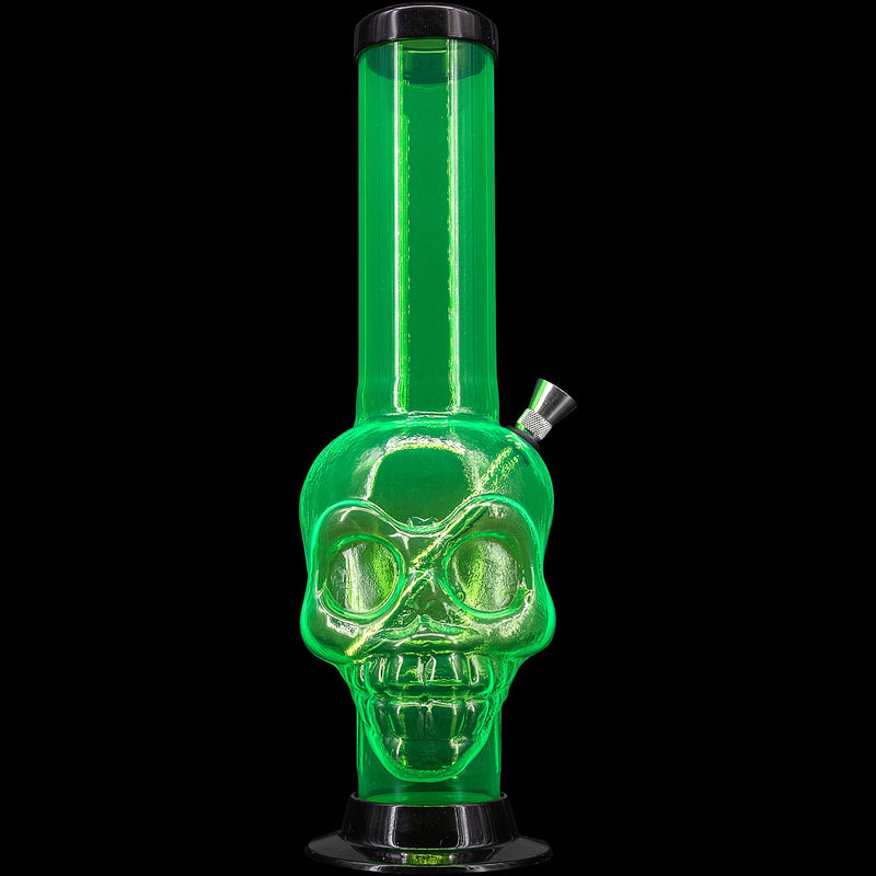 JM Enterprises 12-15" Acrylic Skull Chamber Bong - Multiple Colors JM Enterprises