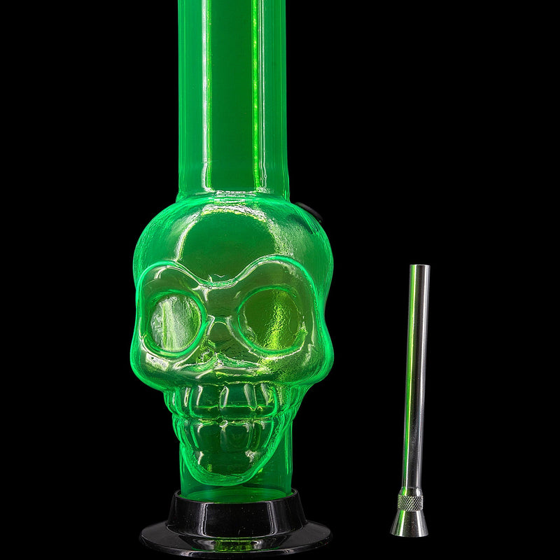 JM Enterprises 12-15" Acrylic Skull Chamber Bong - Multiple Colors JM Enterprises