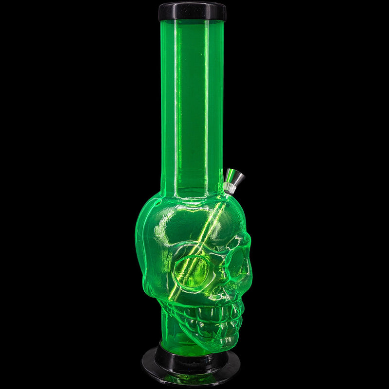 JM Enterprises 12-15" Acrylic Skull Chamber Bong - Multiple Colors JM Enterprises