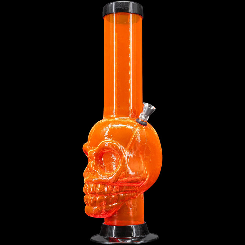 JM Enterprises 12-15" Acrylic Skull Chamber Bong - Multiple Colors JM Enterprises