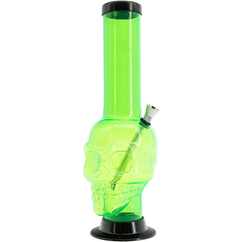 JM Enterprises 12-15" Acrylic Skull Chamber Bong - Multiple Colors JM Enterprises