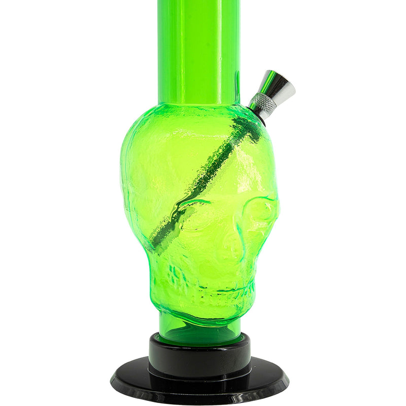 JM Enterprises 12-15" Acrylic Skull Chamber Bong - Multiple Colors JM Enterprises