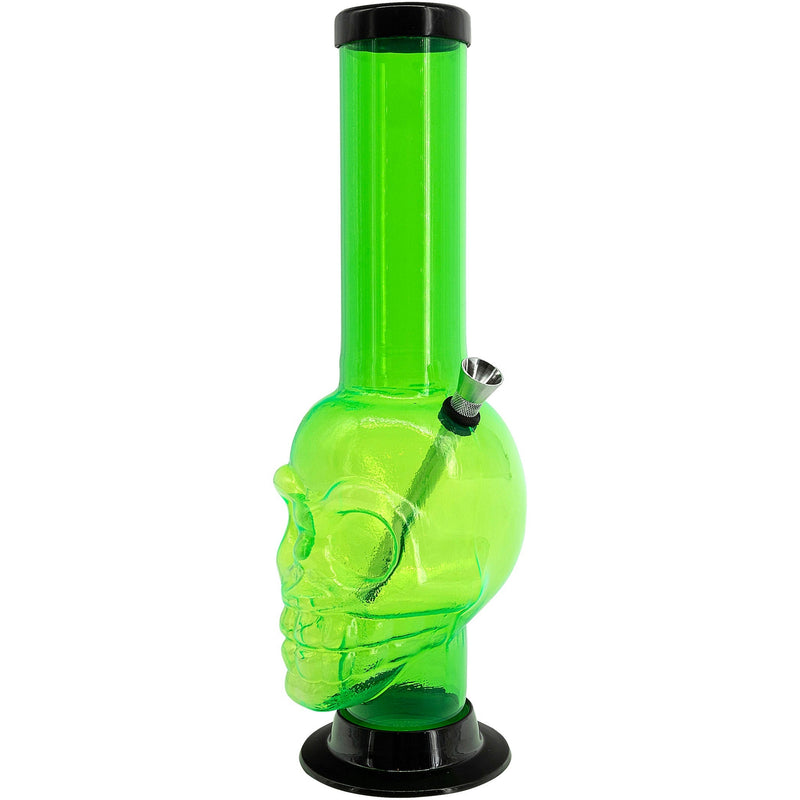 JM Enterprises 12-15" Acrylic Skull Chamber Bong - Multiple Colors JM Enterprises