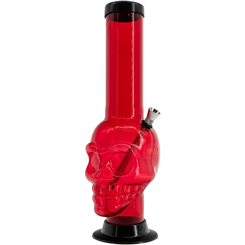 JM Enterprises 12-15" Acrylic Skull Chamber Bong - Multiple Colors JM Enterprises