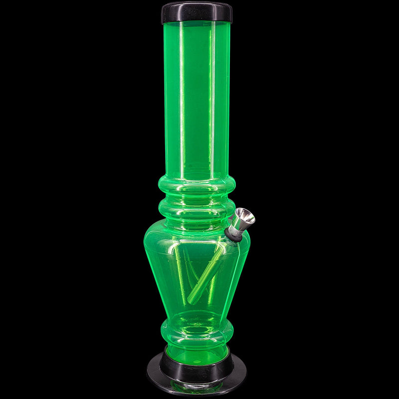 JM Enterprises 12" Acrylic Vase Base Bong - Multiple Colors JM Enterprises