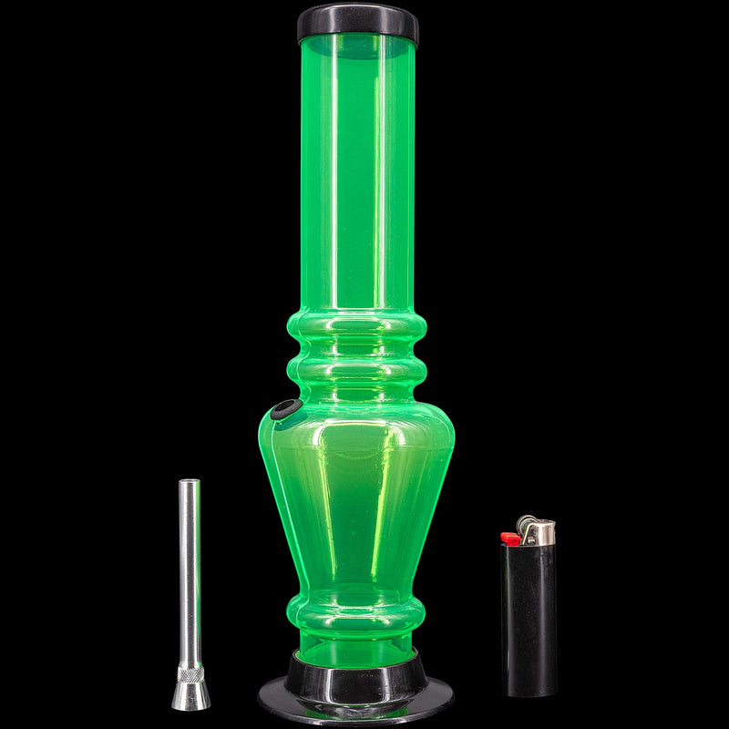 JM Enterprises 12" Acrylic Vase Base Bong - Multiple Colors JM Enterprises