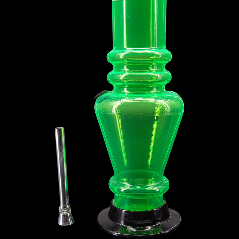 JM Enterprises 12" Acrylic Vase Base Bong - Multiple Colors JM Enterprises