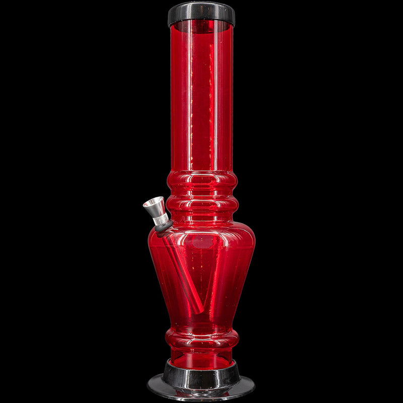 JM Enterprises 12" Acrylic Vase Base Bong - Multiple Colors JM Enterprises