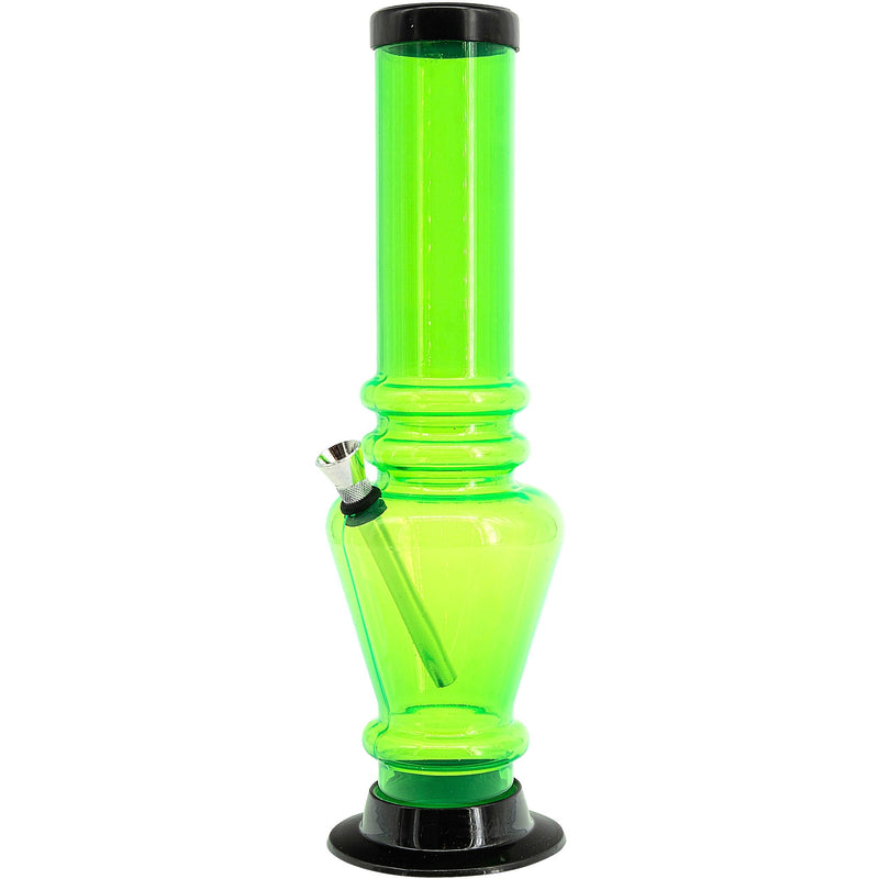 JM Enterprises 12" Acrylic Vase Base Bong - Multiple Colors JM Enterprises