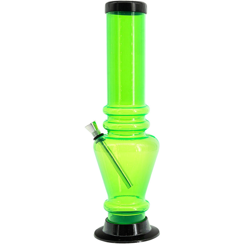 JM Enterprises 12" Acrylic Vase Base Bong - Multiple Colors JM Enterprises