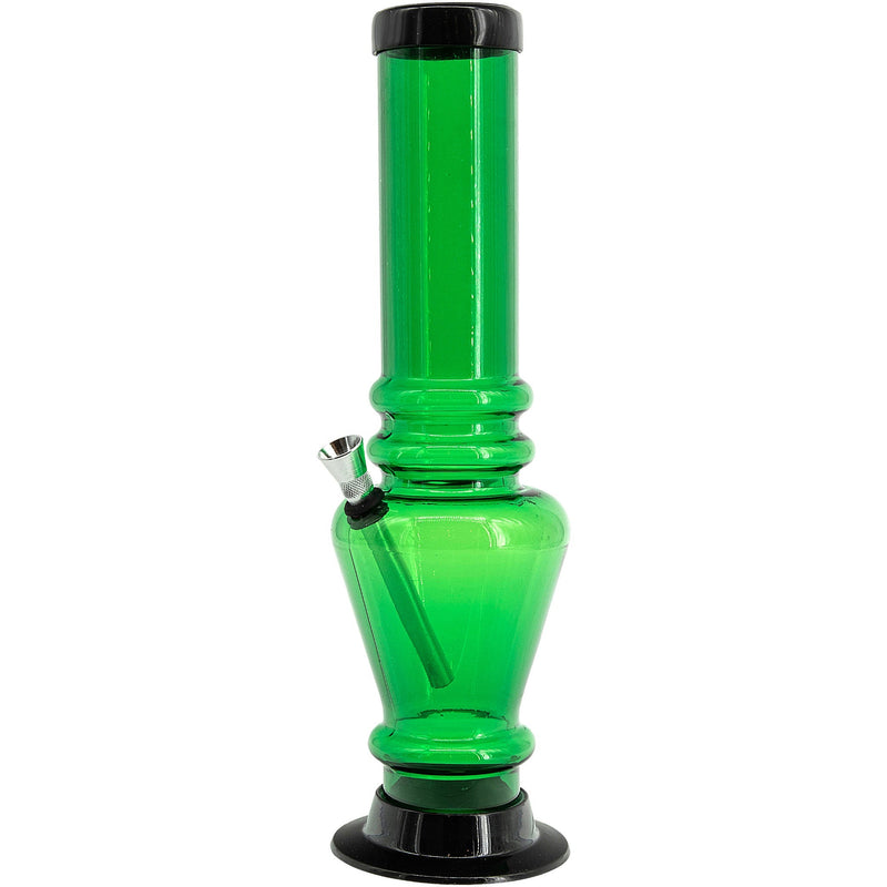 JM Enterprises 12" Acrylic Vase Base Bong - Multiple Colors JM Enterprises