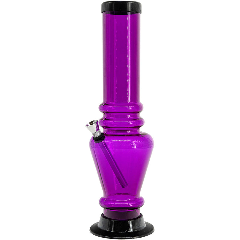 JM Enterprises 12" Acrylic Vase Base Bong - Multiple Colors JM Enterprises