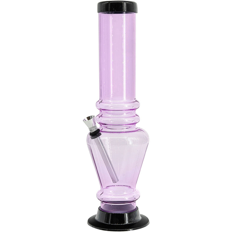 JM Enterprises 12" Acrylic Vase Base Bong - Multiple Colors JM Enterprises