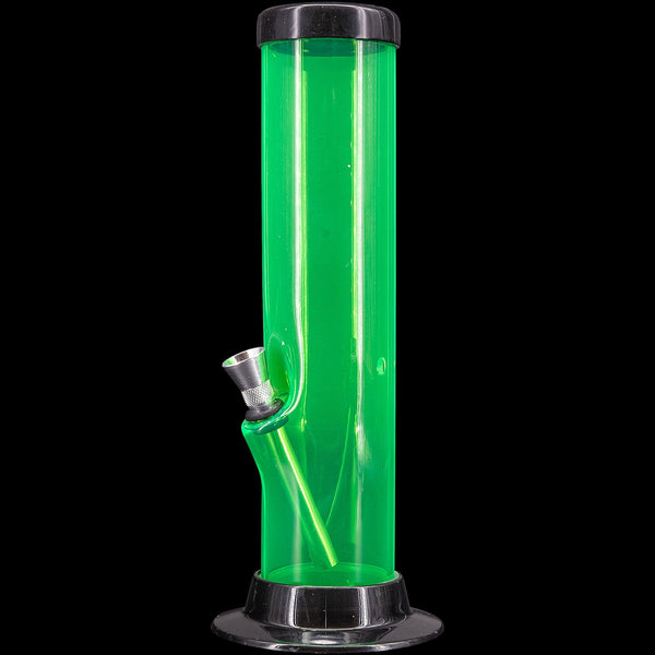 JM Enterprises 6-9-12-15" Acrylic Straight Tube Basic Bong - Multiple Colors JM Enterprises