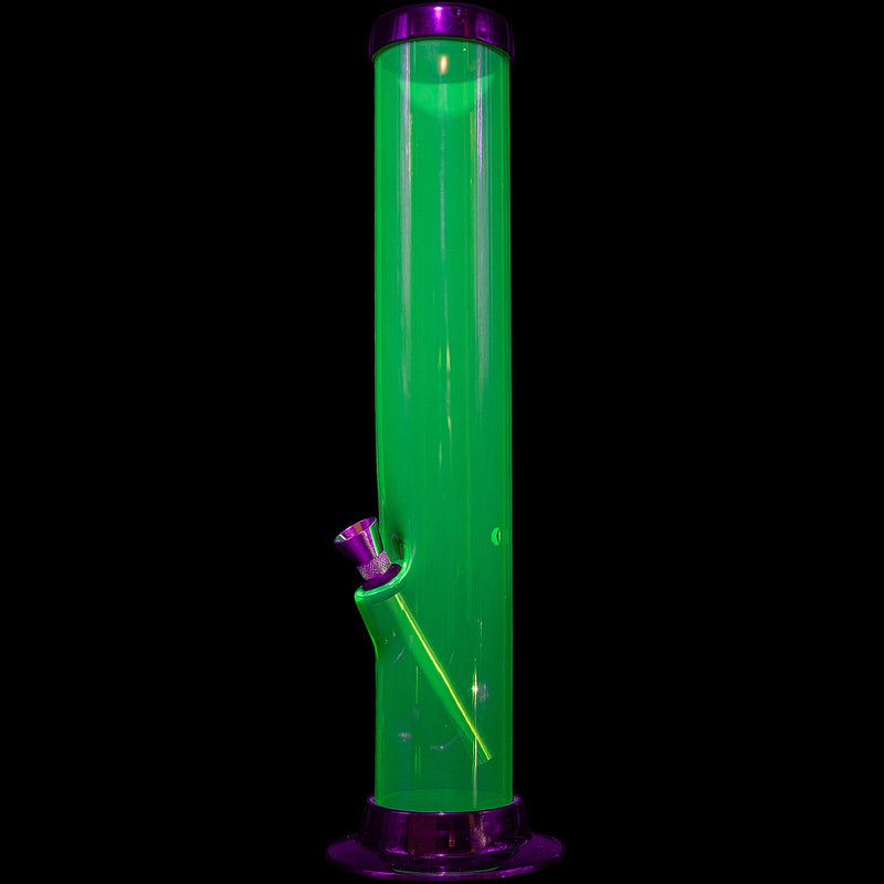 JM Enterprises 6-9-12-15" Acrylic Straight Tube Basic Bong - Multiple Colors JM Enterprises