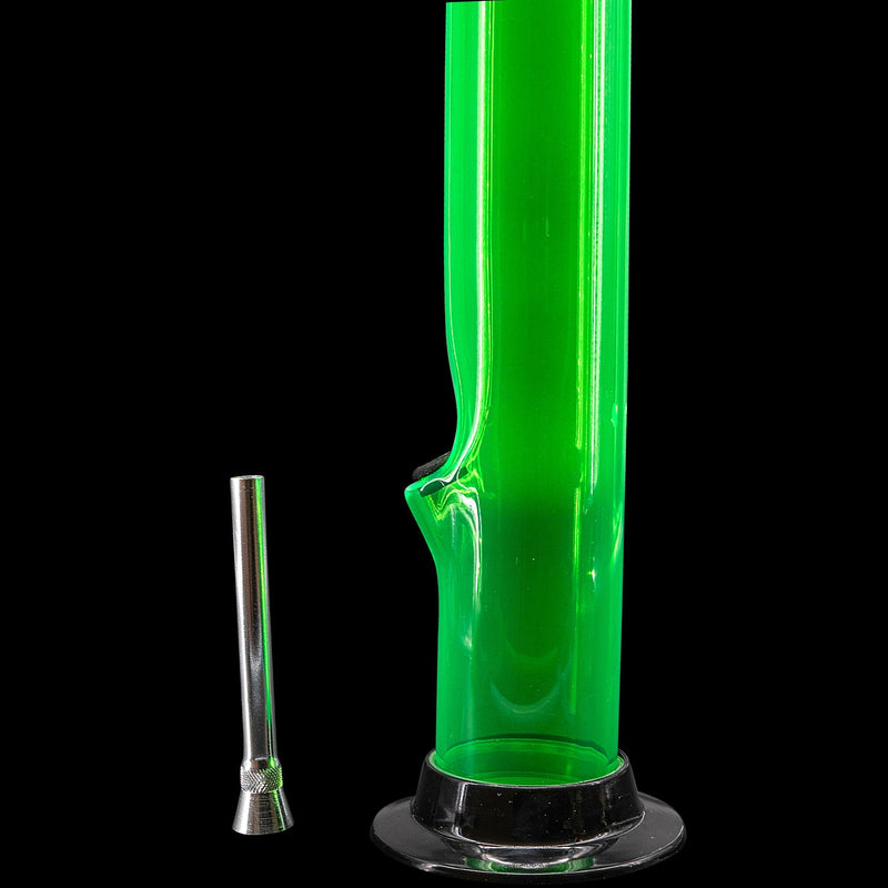 JM Enterprises 6-9-12-15" Acrylic Straight Tube Basic Bong - Multiple Colors JM Enterprises