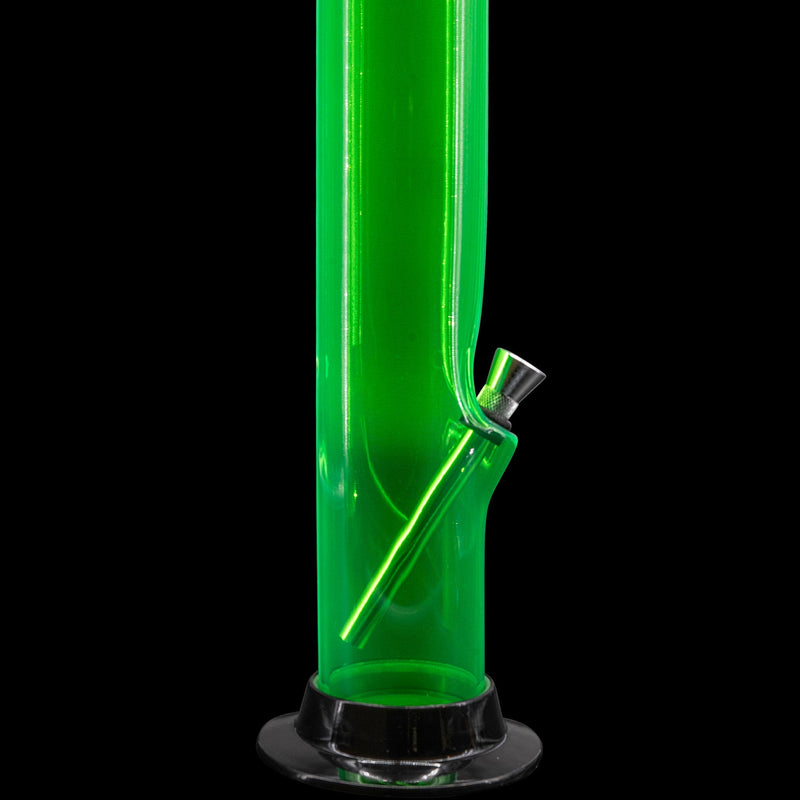 JM Enterprises 6-9-12-15" Acrylic Straight Tube Basic Bong - Multiple Colors JM Enterprises