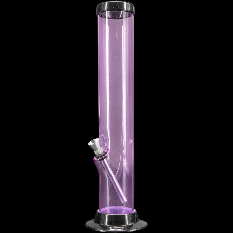 JM Enterprises 6-9-12-15" Acrylic Straight Tube Basic Bong - Multiple Colors JM Enterprises