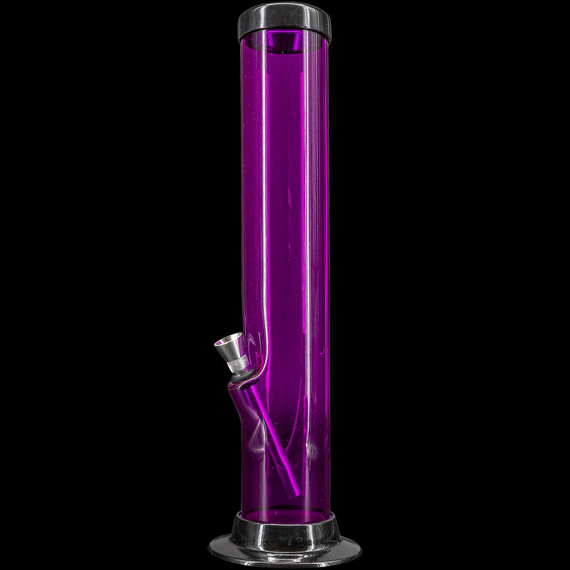 JM Enterprises 6-9-12-15" Acrylic Straight Tube Basic Bong - Multiple Colors JM Enterprises