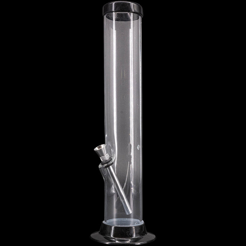 JM Enterprises 6-9-12-15" Acrylic Straight Tube Basic Bong - Multiple Colors JM Enterprises