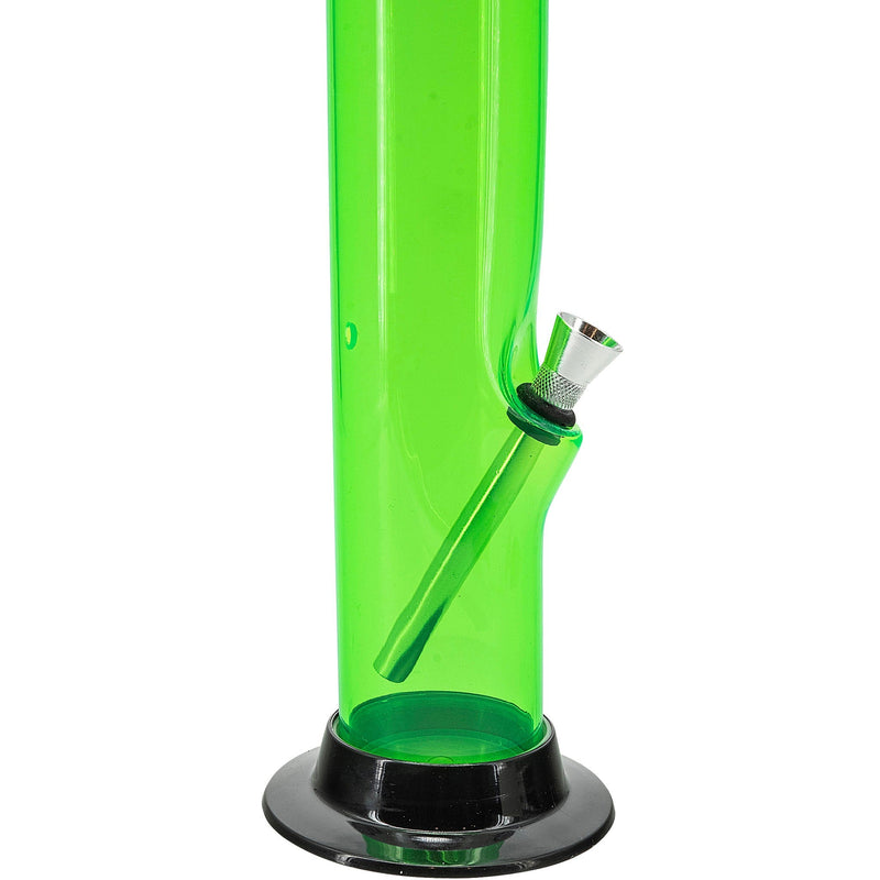 JM Enterprises 6-9-12-15" Acrylic Straight Tube Basic Bong - Multiple Colors JM Enterprises