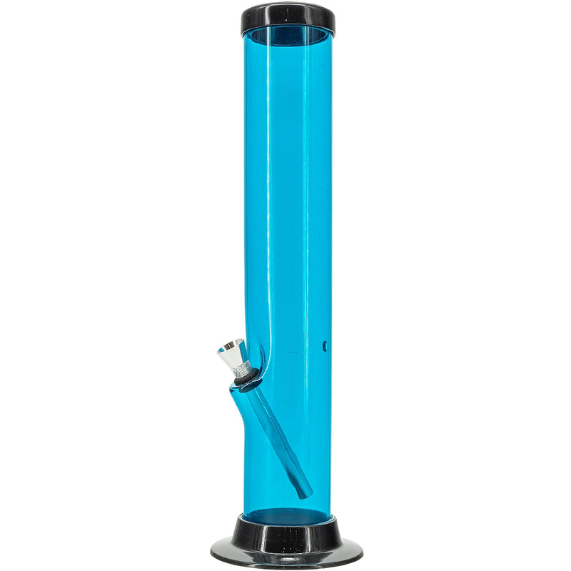 JM Enterprises 6-9-12-15" Acrylic Straight Tube Basic Bong - Multiple Colors JM Enterprises