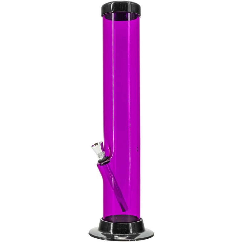 JM Enterprises 6-9-12-15" Acrylic Straight Tube Basic Bong - Multiple Colors JM Enterprises