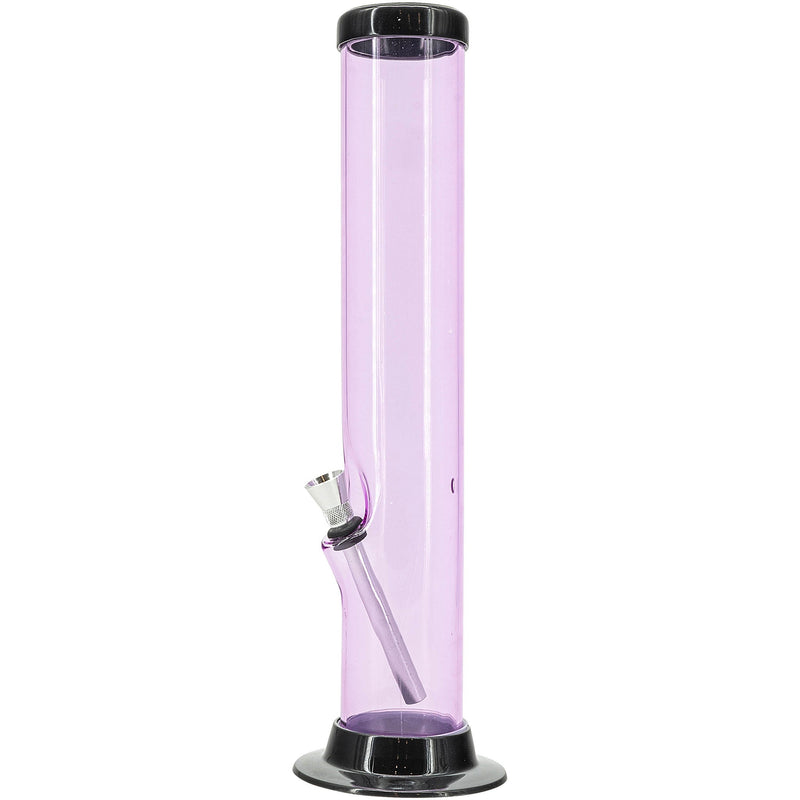 JM Enterprises 6-9-12-15" Acrylic Straight Tube Basic Bong - Multiple Colors JM Enterprises