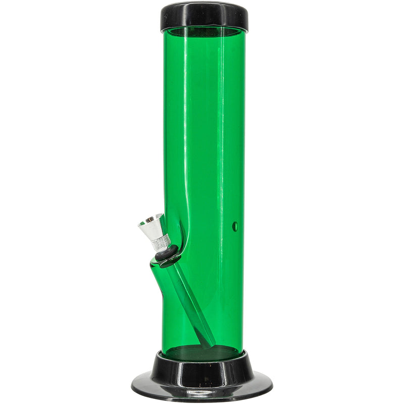 JM Enterprises 6-9-12-15" Acrylic Straight Tube Basic Bong - Multiple Colors JM Enterprises