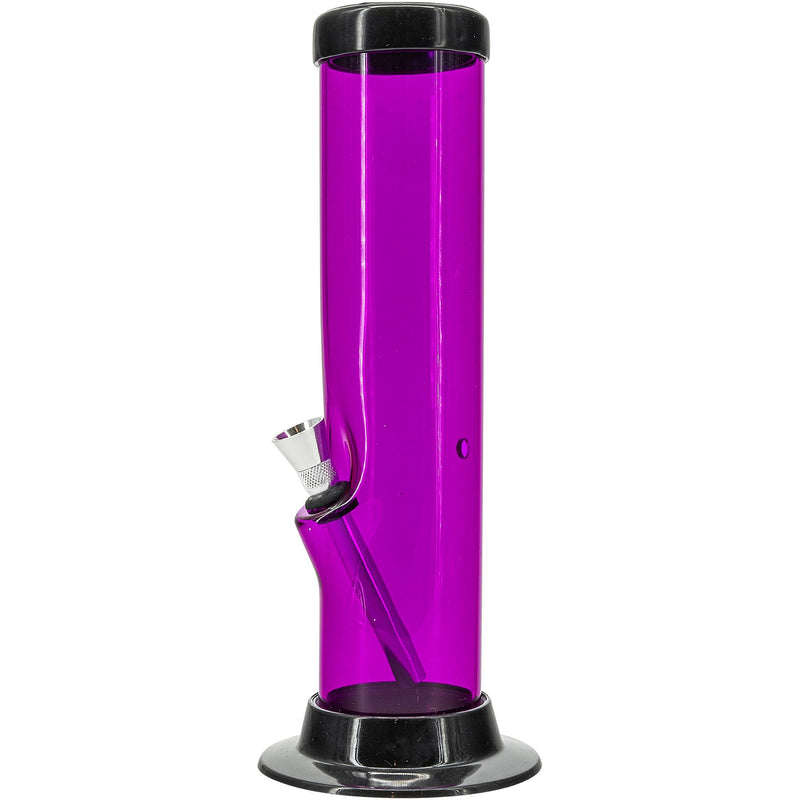 JM Enterprises 6-9-12-15" Acrylic Straight Tube Basic Bong - Multiple Colors JM Enterprises