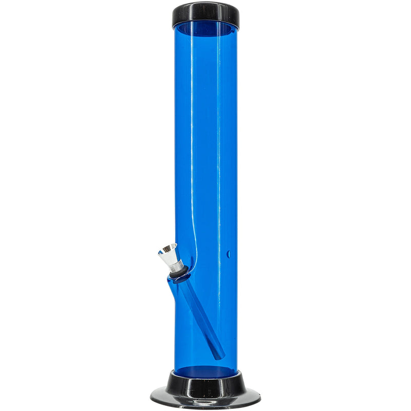 JM Enterprises 6-9-12-15" Acrylic Straight Tube Basic Bong - Multiple Colors JM Enterprises