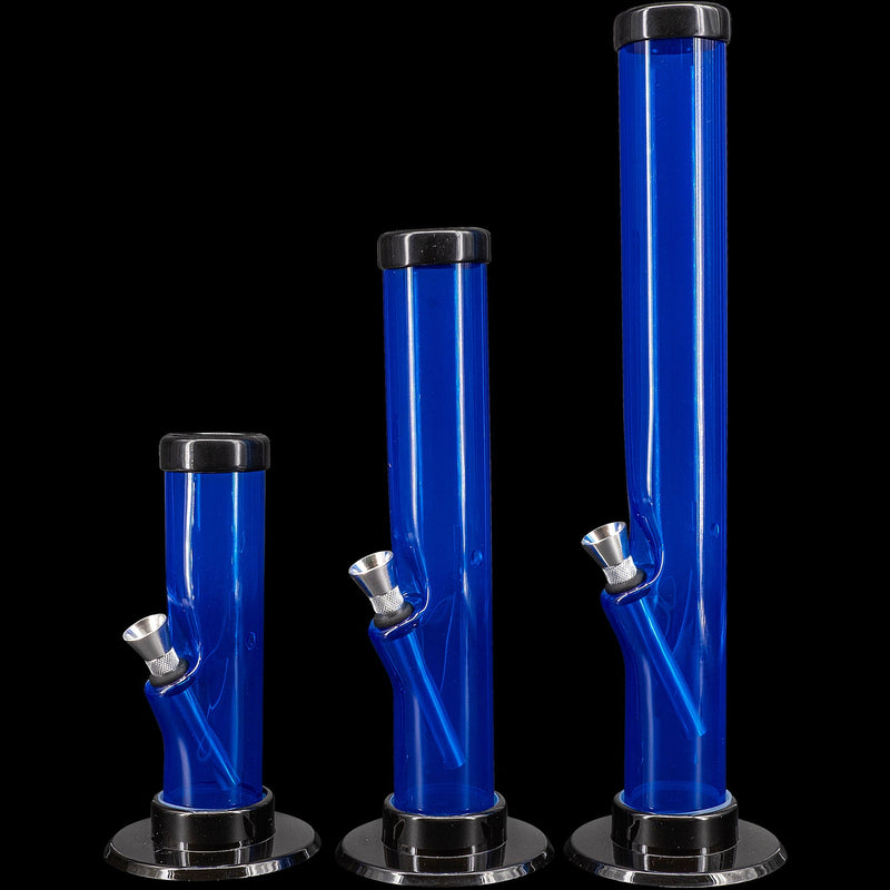 JM Enterprises 6-9-12" Acrylic Straight Tube Bong - Multiple Colors JM Enterprises