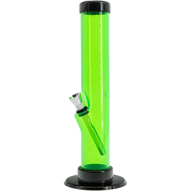 JM Enterprises 6-9-12" Acrylic Straight Tube Bong - Multiple Colors JM Enterprises