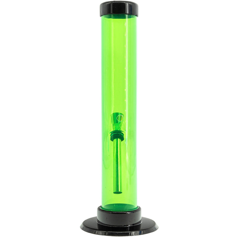 JM Enterprises 6-9-12" Acrylic Straight Tube Bong - Multiple Colors JM Enterprises