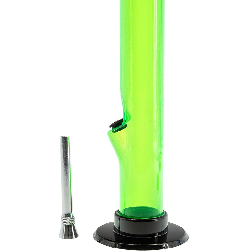 JM Enterprises 6-9-12" Acrylic Straight Tube Bong - Multiple Colors JM Enterprises