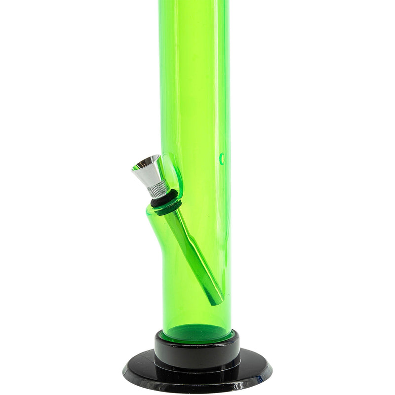 JM Enterprises 6-9-12" Acrylic Straight Tube Bong - Multiple Colors JM Enterprises