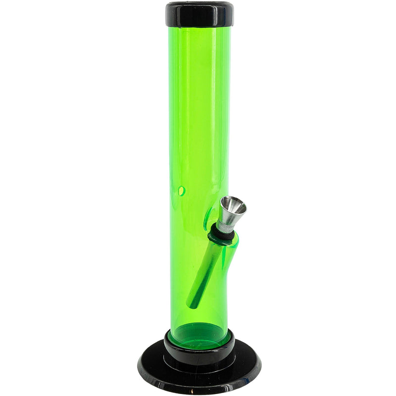 JM Enterprises 6-9-12" Acrylic Straight Tube Bong - Multiple Colors JM Enterprises