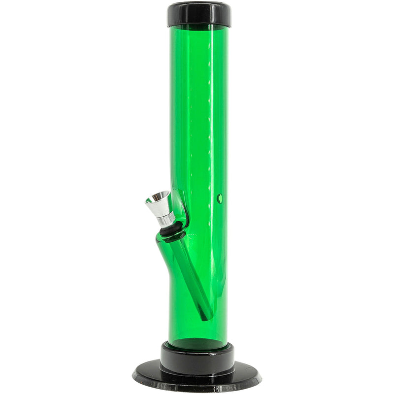 JM Enterprises 6-9-12" Acrylic Straight Tube Bong - Multiple Colors JM Enterprises