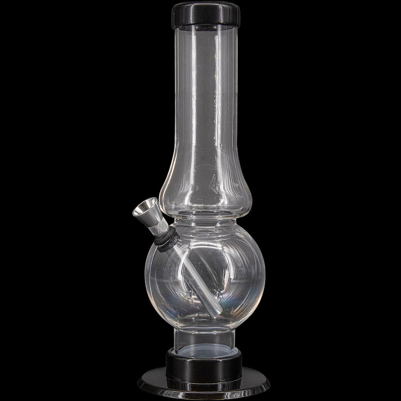 JM Enterprises 6-9" Acrylic Straight Tube Bubble Flare Bong - Multiple Colors JM Enterprises