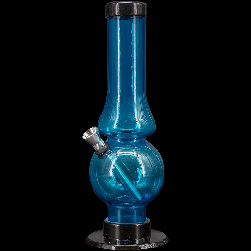 JM Enterprises 6-9" Acrylic Straight Tube Bubble Flare Bong - Multiple Colors JM Enterprises