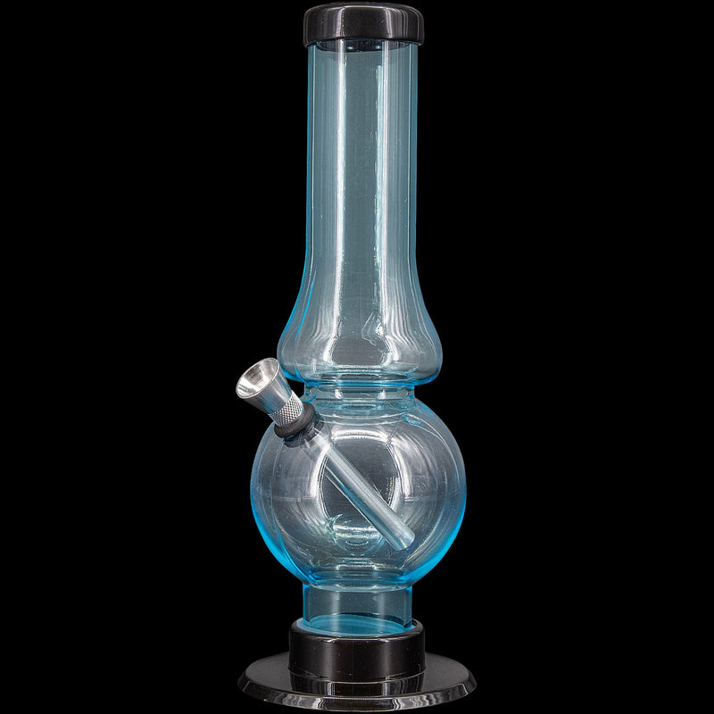 JM Enterprises 6-9" Acrylic Straight Tube Bubble Flare Bong - Multiple Colors JM Enterprises