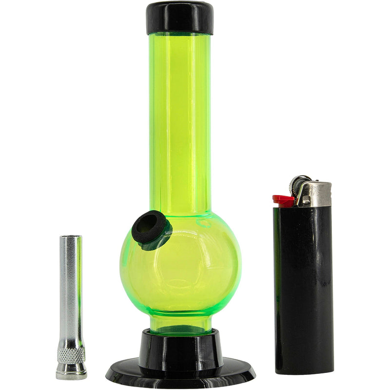 JM Enterprises 6" Acrylic Bubble Bong - Multiple Colors JM Enterprises