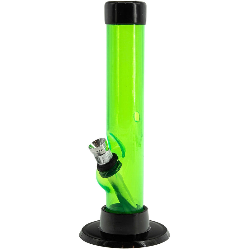 JM Enterprises 6" Acrylic Straight Tube Bong - Multiple Colors JM Enterprises