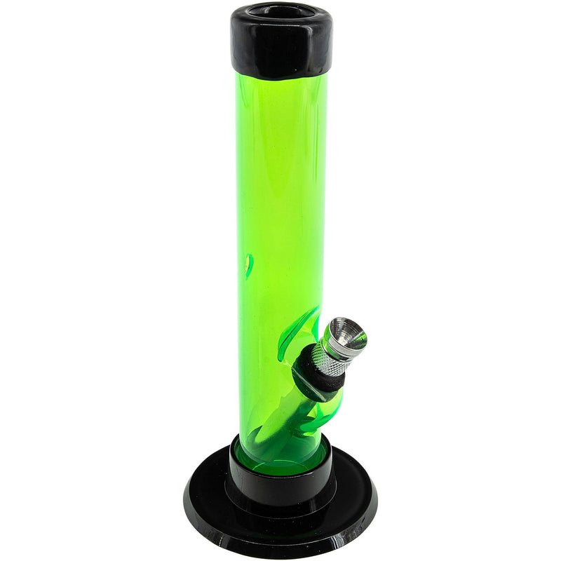 JM Enterprises 6" Acrylic Straight Tube Bong - Multiple Colors JM Enterprises