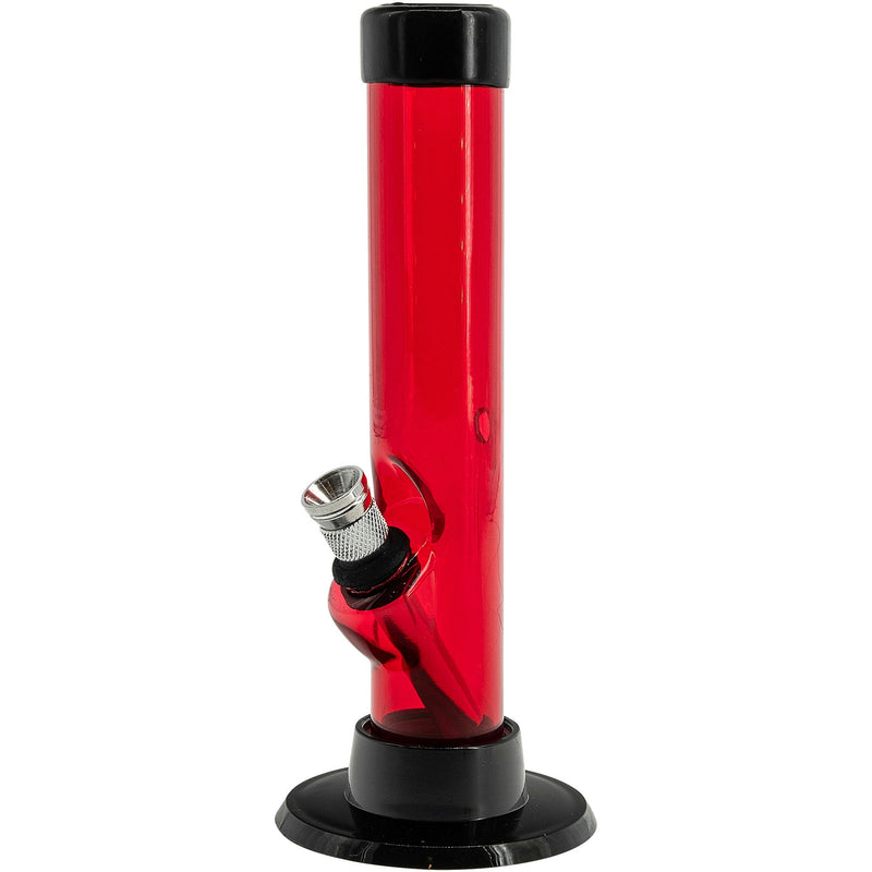 JM Enterprises 6" Acrylic Straight Tube Bong - Multiple Colors JM Enterprises