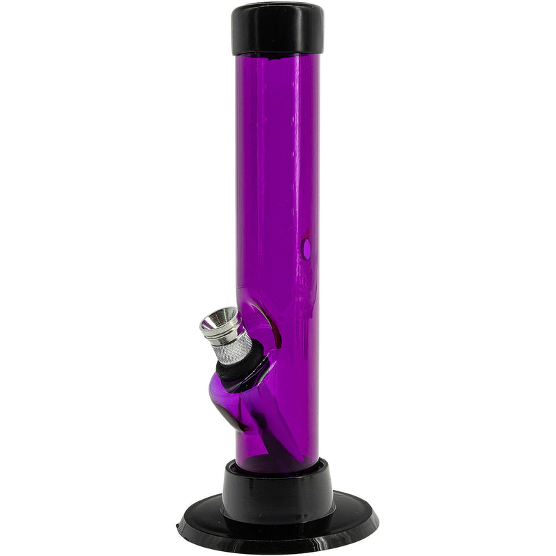 JM Enterprises 6" Acrylic Straight Tube Bong - Multiple Colors JM Enterprises