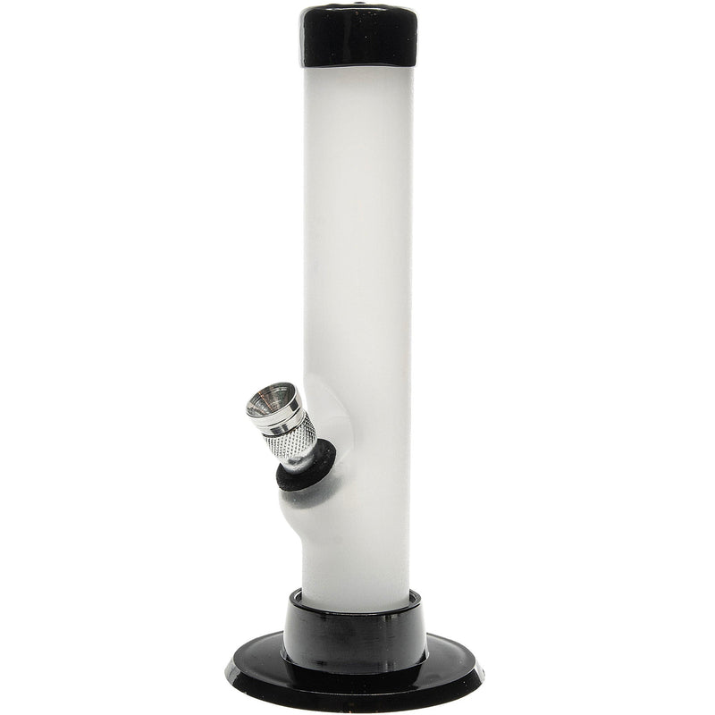 JM Enterprises 6" Acrylic Straight Tube Bong - Multiple Colors JM Enterprises